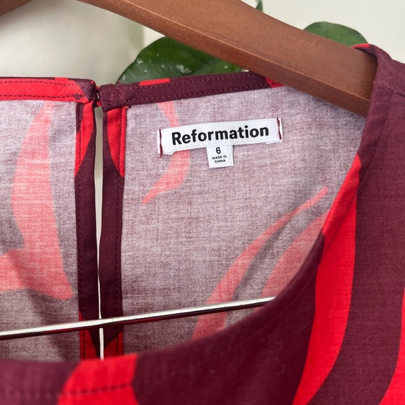 Reformation Red and Black Skirt Set - Picture 4 of 4